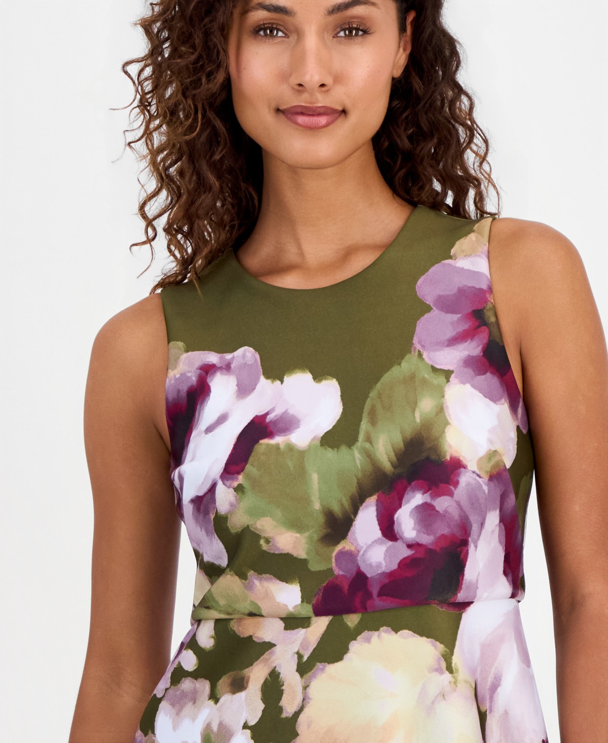 Женские платья Anne Klein Women's A-Line Midi Dress — фото 5