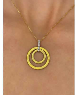 Suzy Levian Golden Helix Sterling & Cubic Zirconia Pave Coil Huggie Hoop Earrings