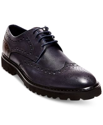 Steve Madden | Men’s Black Wingtip Oxford Dress Shoes | Size 11 | Brogue Amazon.com | Steve Madden Men main image 4