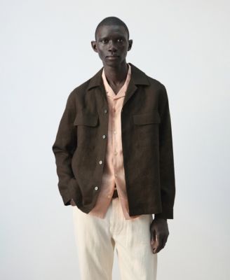 Men's Bowling Collar Overshirt