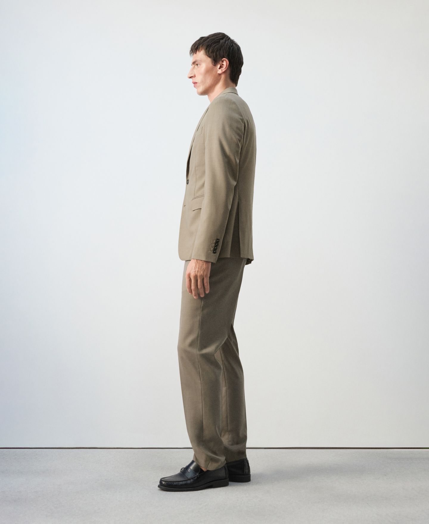 Мужской пиджак MANGO Turin Suit Blazer, цвет: Средний коричневый — фото 5