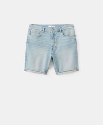 Men's Slim-Fit Denim 9.45" Bermuda Shorts