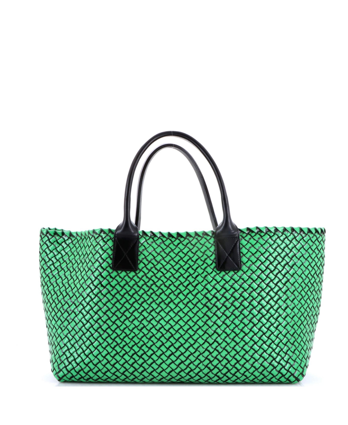 Pre-Owned Bottega Veneta Medium Cabat Tote Intrecciato Brushed Calfskin