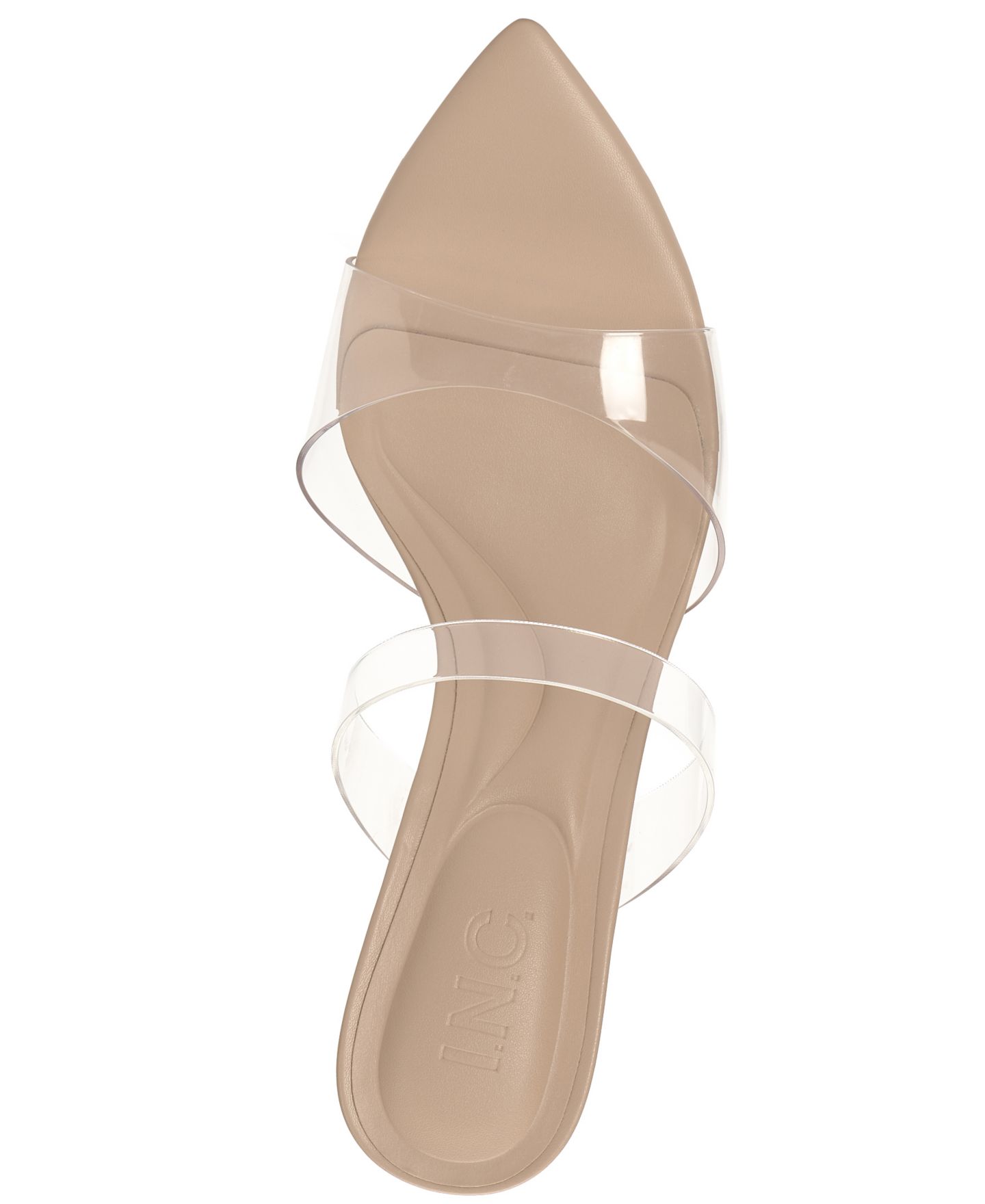 Женские сандалии I.N.C. International Concepts Broza Mid Heel Dress Sandals, цвет: Прозрачный — фото 4