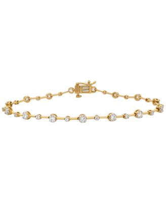 Diamond Bracelet (1 ct. t.w.) in 10k Yellow Gold
