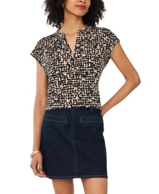 Women's V-Neck Short-Sleeve Top