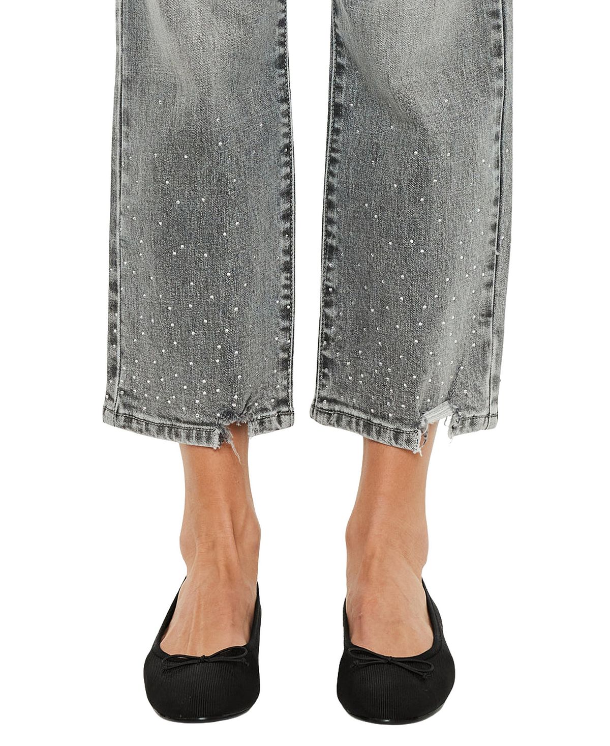 KanCan Women's Chai Mid-Rise Cropped Straight Jeans view 4 — MAYCSS fashion products