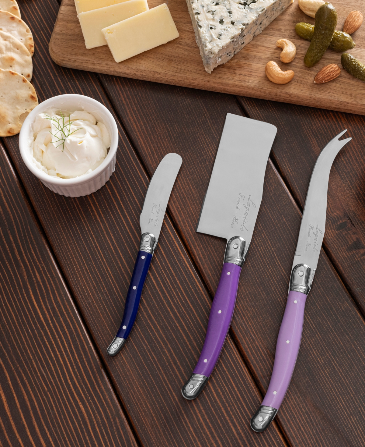French Home Laguiole Cheese Knives