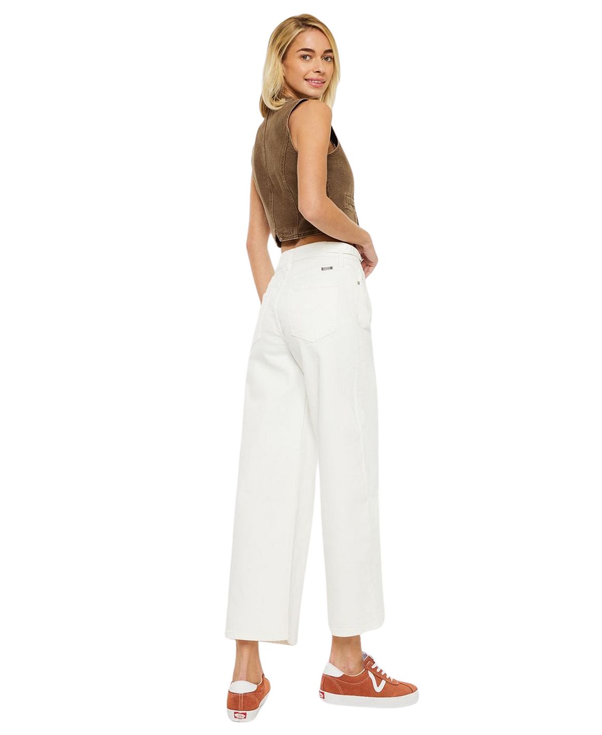 KanCan Women's Calla Ultra High Rise Crop Jeans view 3 — MAYCSS fashion products