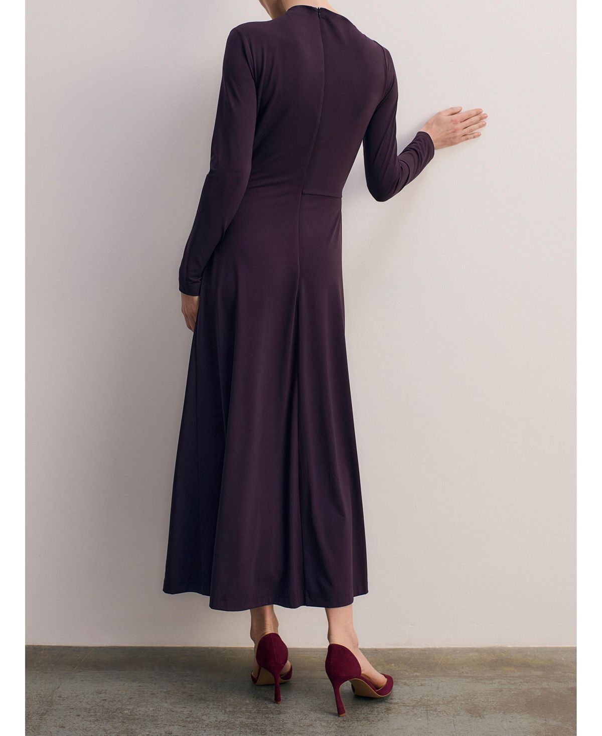 The Fold Women's Rona Jersey Dress view 8 — MAYCSS fashion products