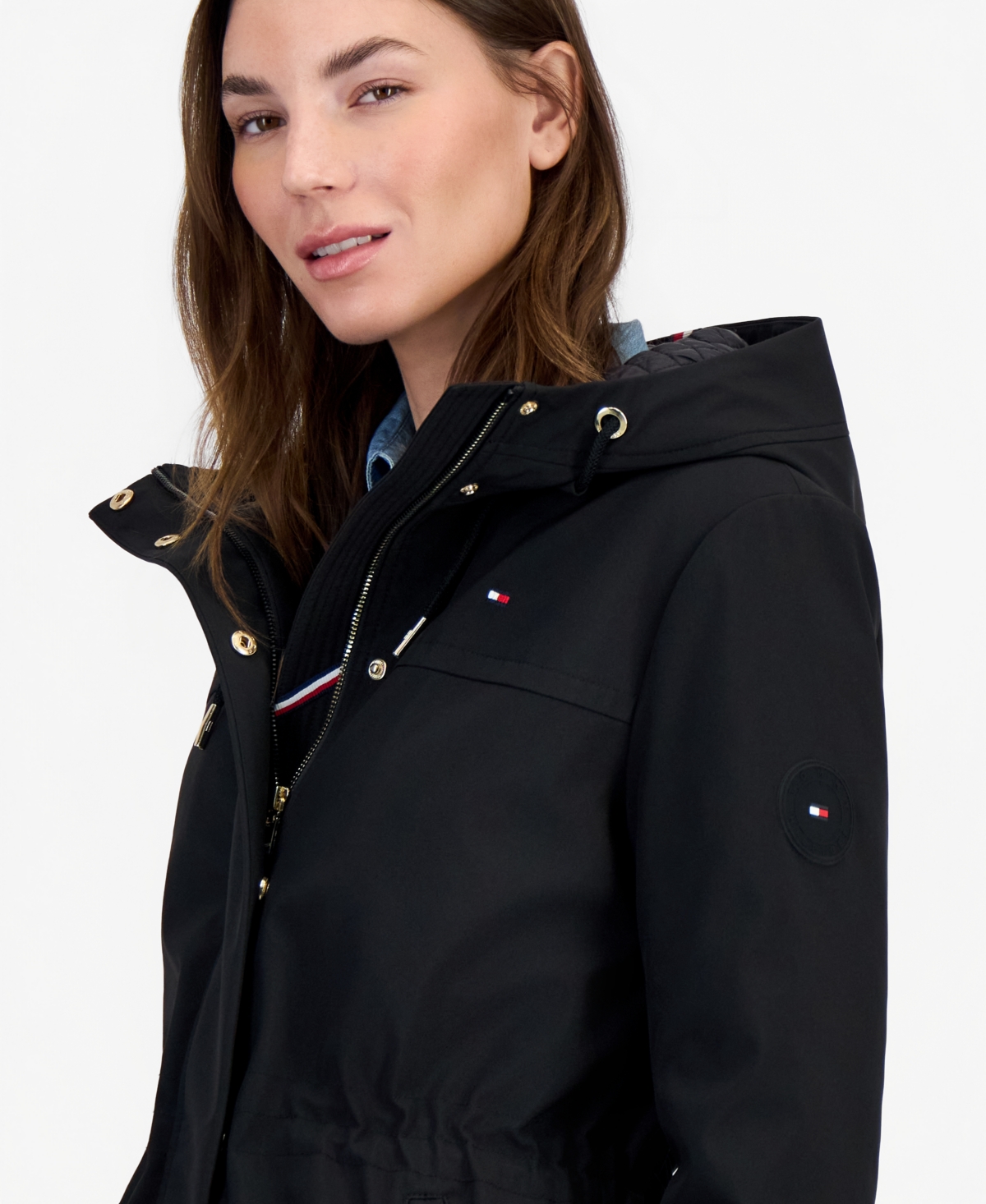 Tommy Hilfiger Women's Zip-Front Hooded Anorak Jacket, Created for Macy's