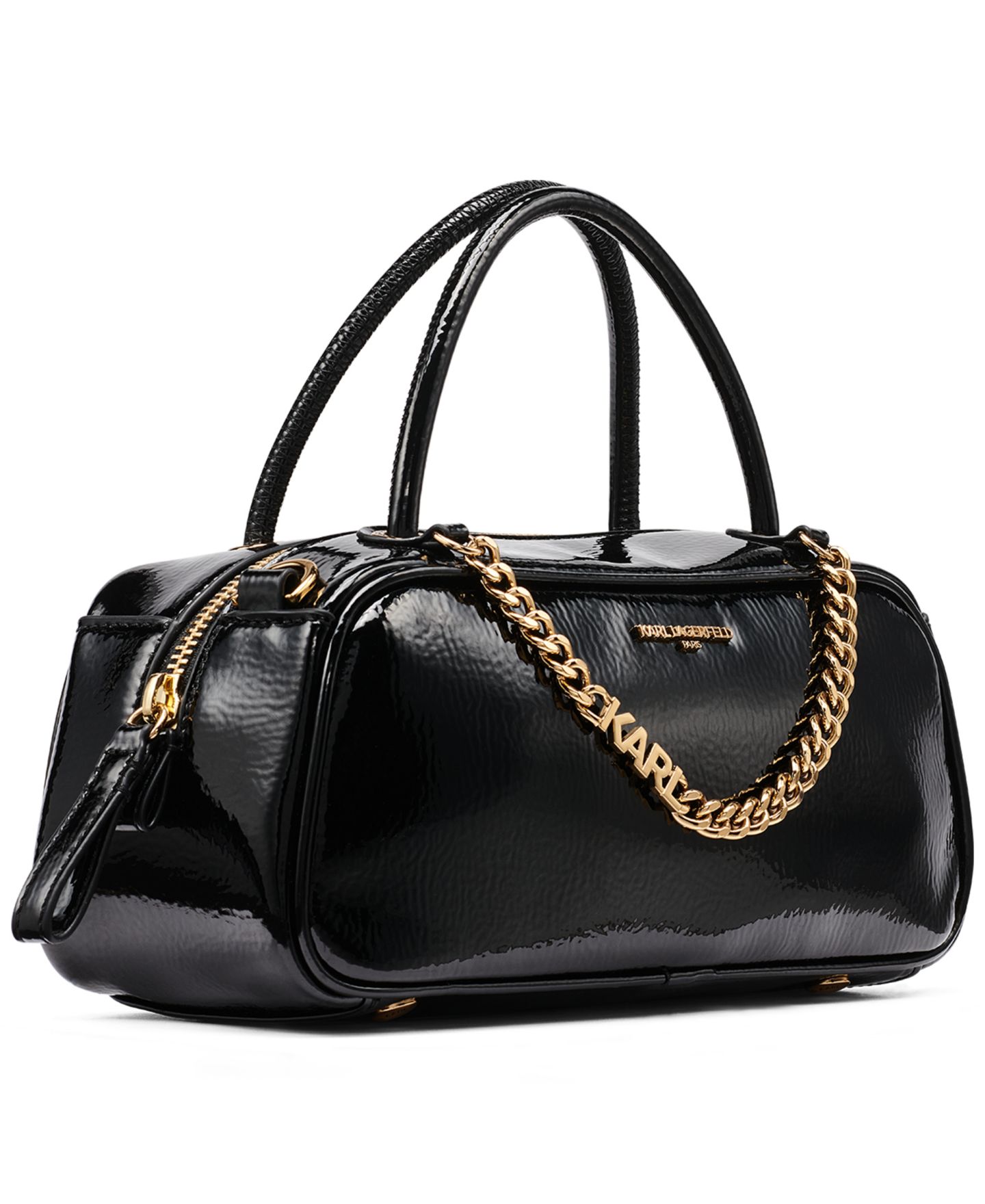 Женская сумка KARL LAGERFELD PARIS Zaylia Small Crossbody Handbag, цвет: Чёрный — фото 3