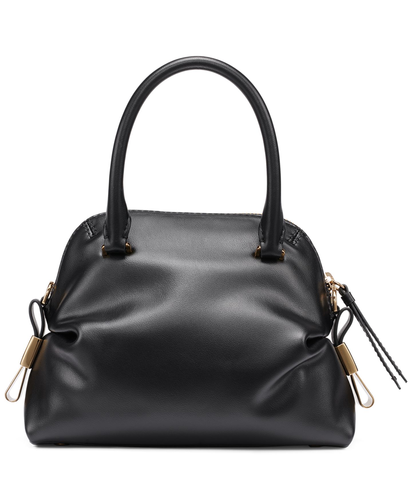 Женская сумка KARL LAGERFELD PARIS Charlaine Leather Small Crossbody, цвет: Чёрный — фото 2