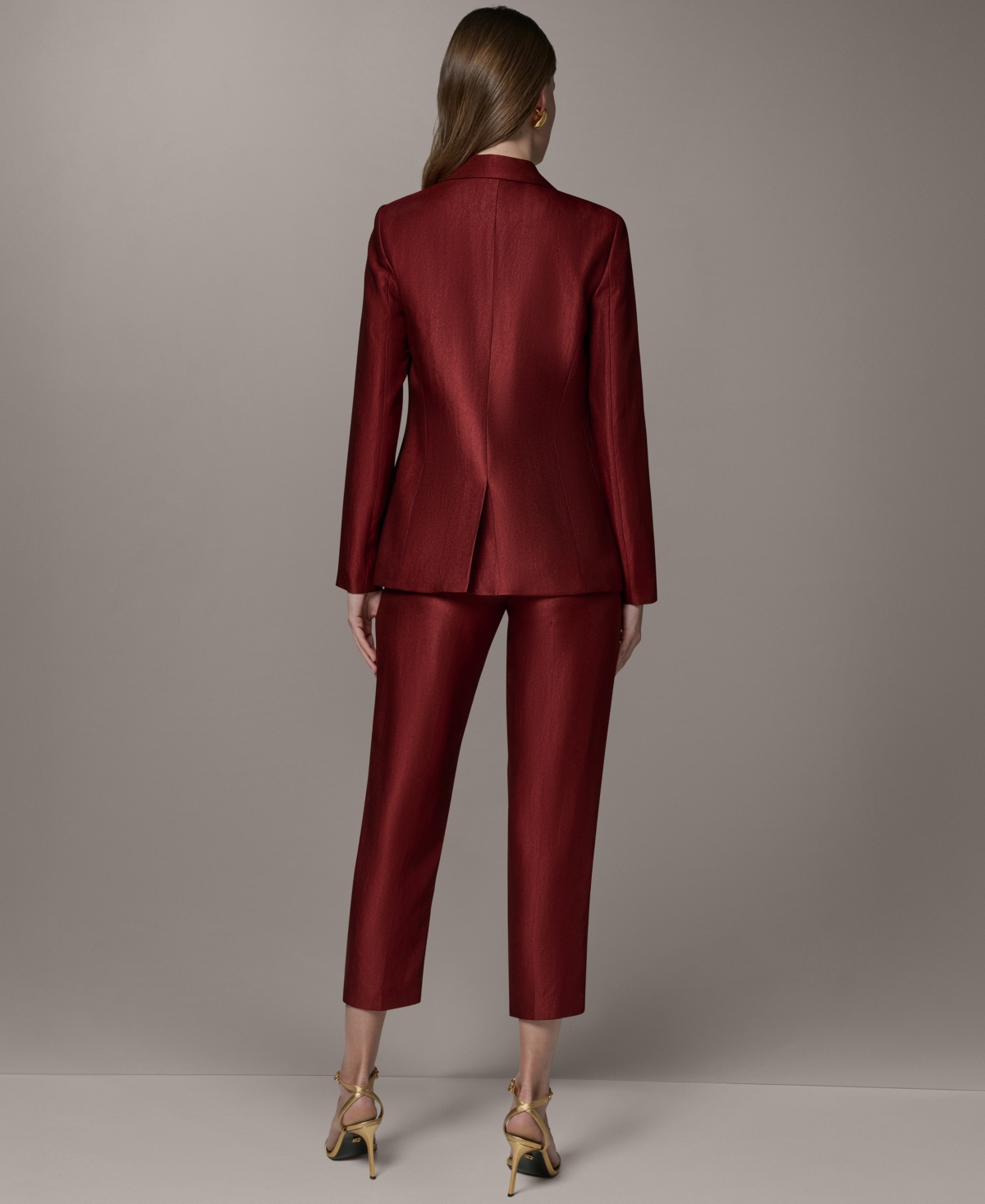 Donna Karan New York Women's One-Button Novelty Blazer