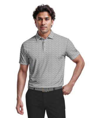 Men's Energized Geo Print Golf Polo Shirt