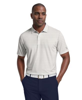 Men's Confetti Print Golf Polo Shirt