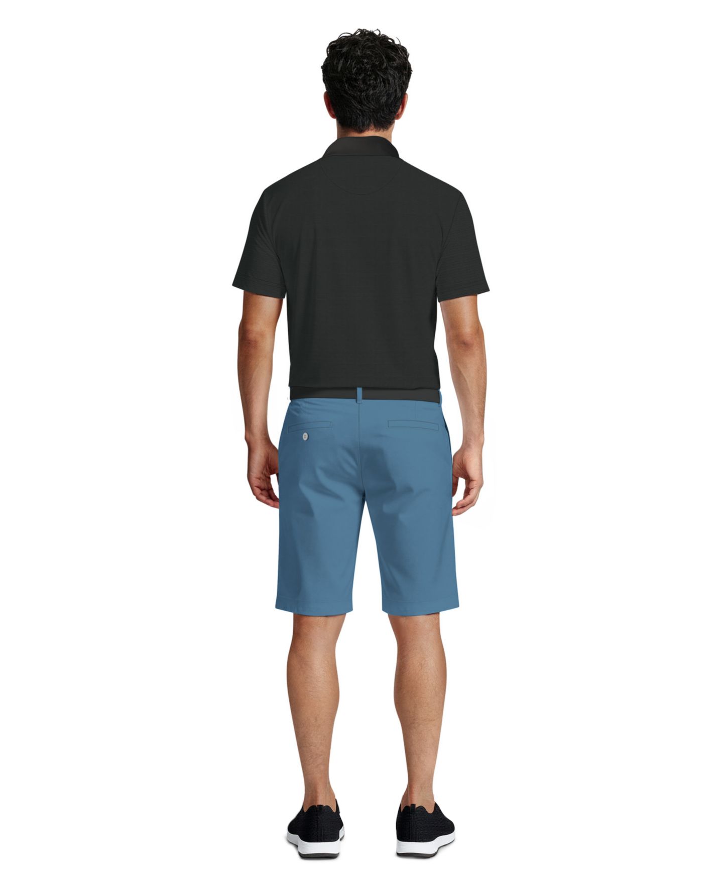 Мужские шорты PGA TOUR Solid Golf Shorts, цвет: Синий — фото 4