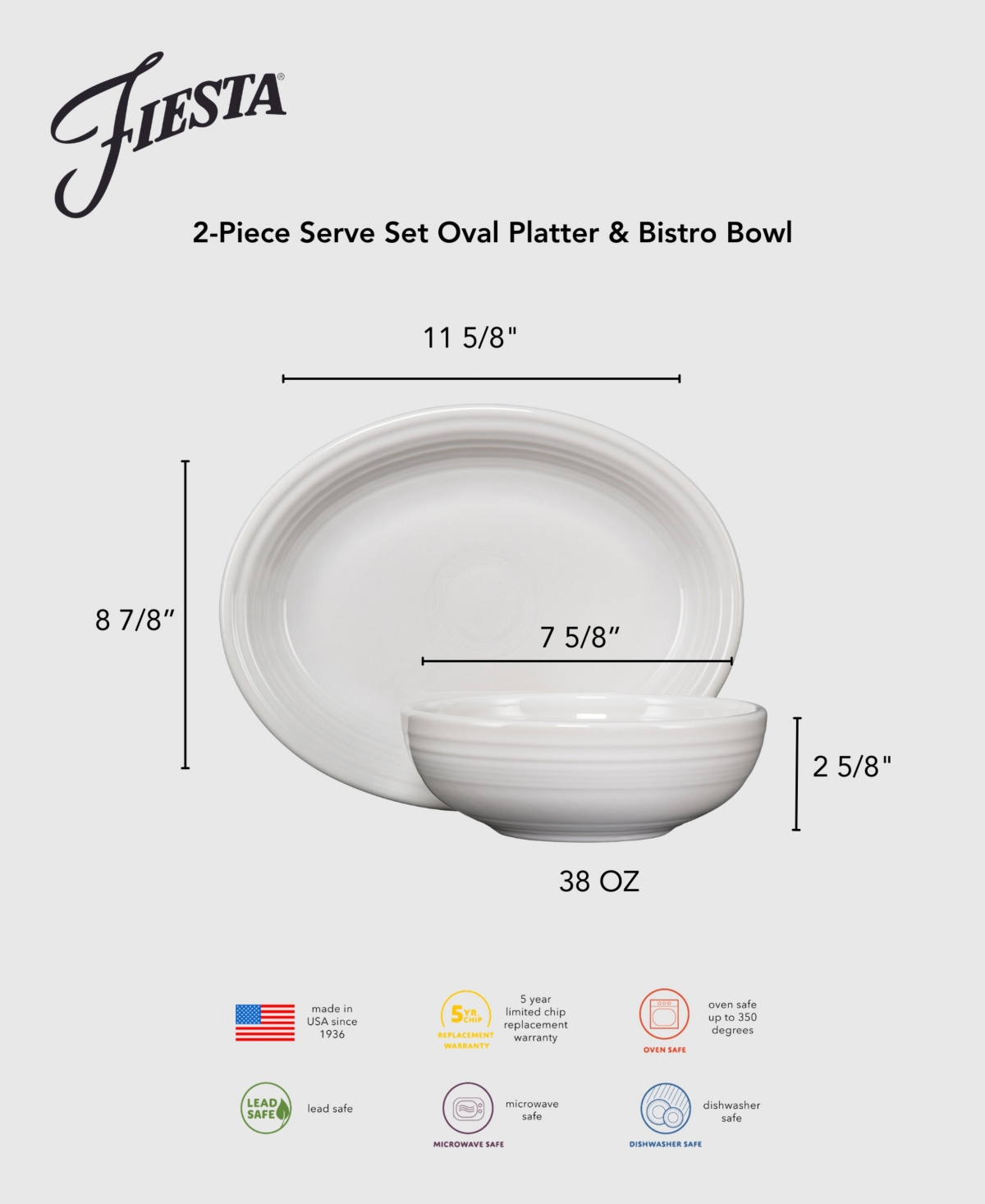 Fiesta Lavender 2-Piece Serve Set