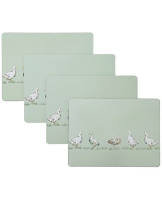 Mallard Cork Placemats, Set of 4