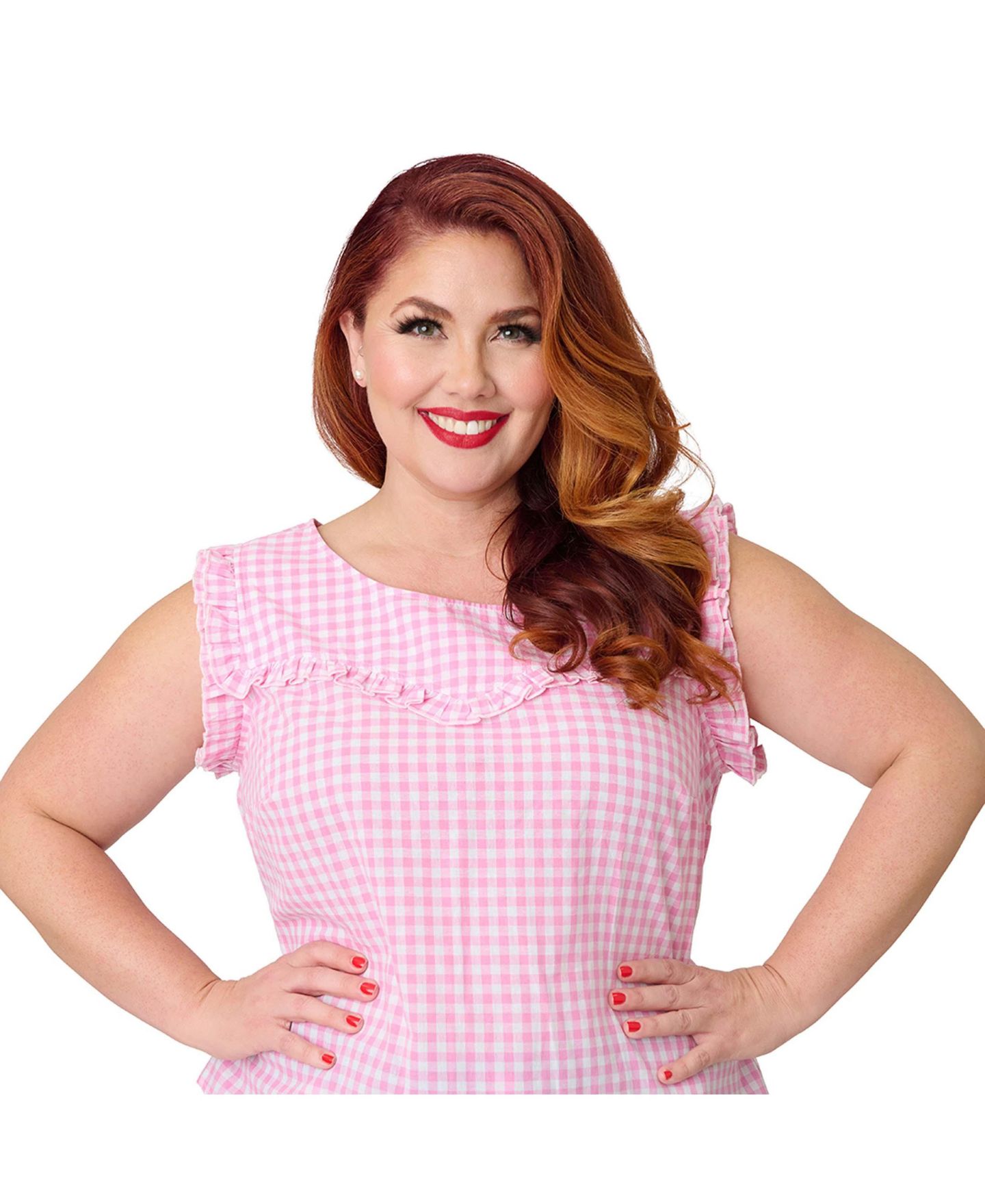 Женская блузка Smak Parlour Plus Size 1960s Ruffle Cotton — фото 3