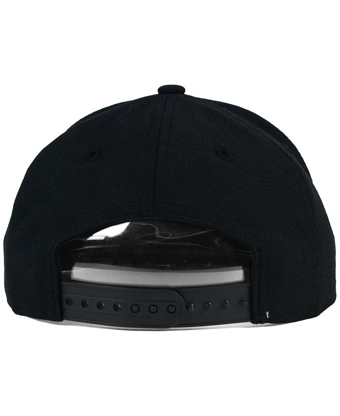 New Era Blank Black 9Fifty Original Fit Snapback Cap - One Size