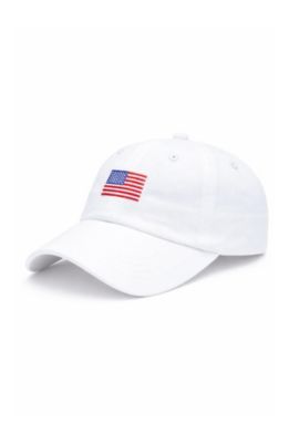 Baby Bits and Bows Unisex American Flag Baseball Hat