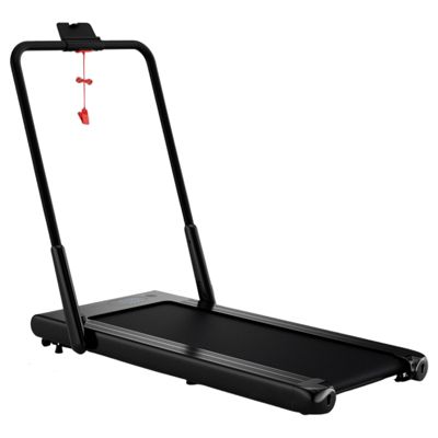 Folding Treadmill 3 in 1 App Remote Control Speakers Black