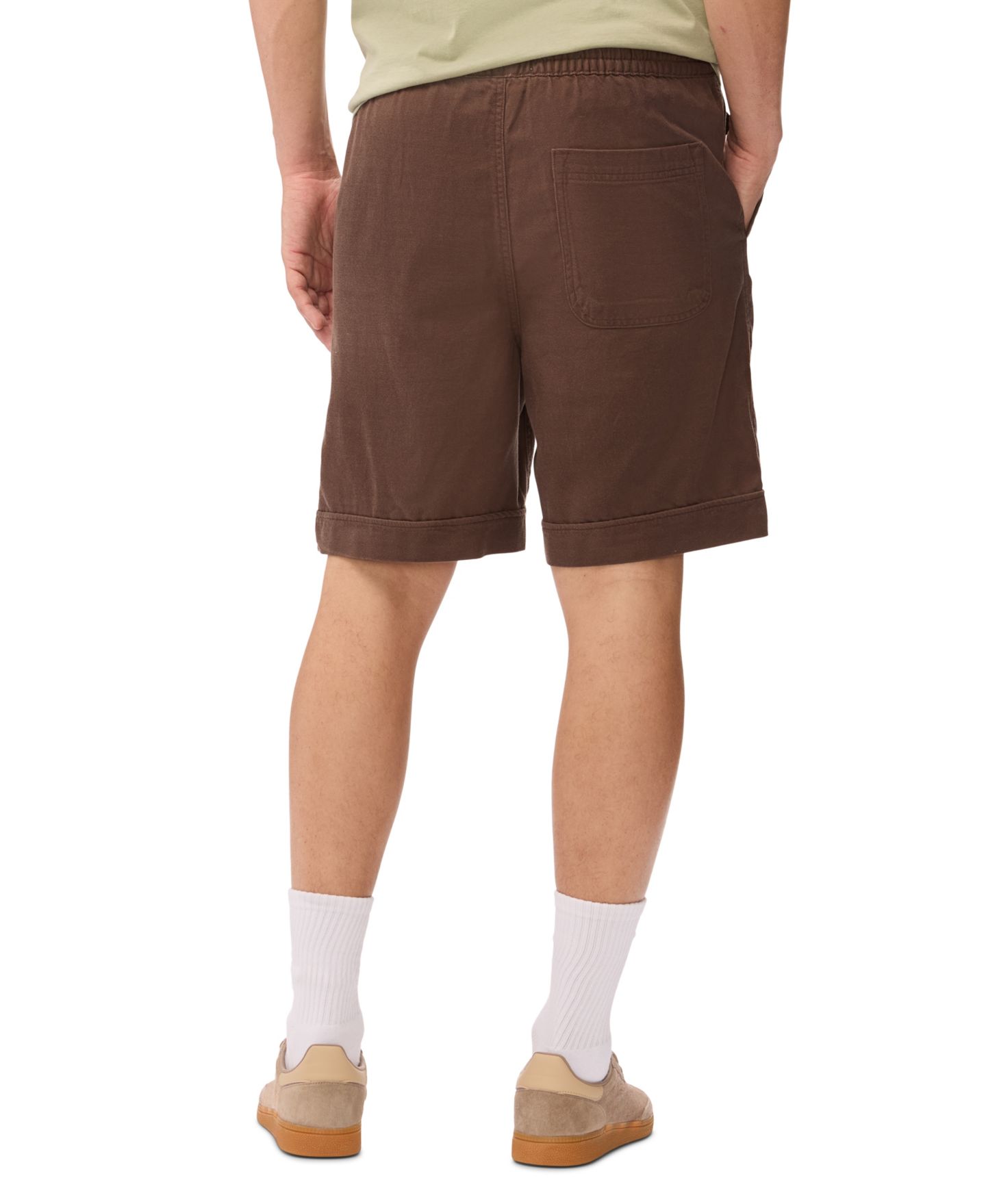 Мужские шорты Buffalo David Bitton Twill Drawstring Shorts 9", цвет: Bracken — фото 4