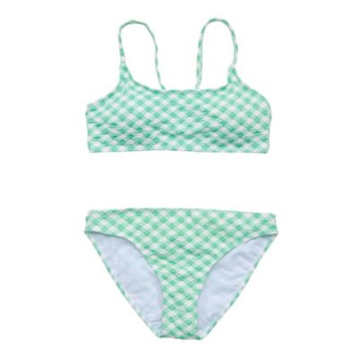 Big Girls Cool Mint Crush Teen Crop Bikini
