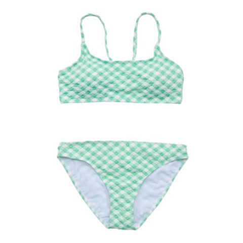 Купальники Snapper Rock Big Girls Cool Mint Crush Teen Crop Bikini