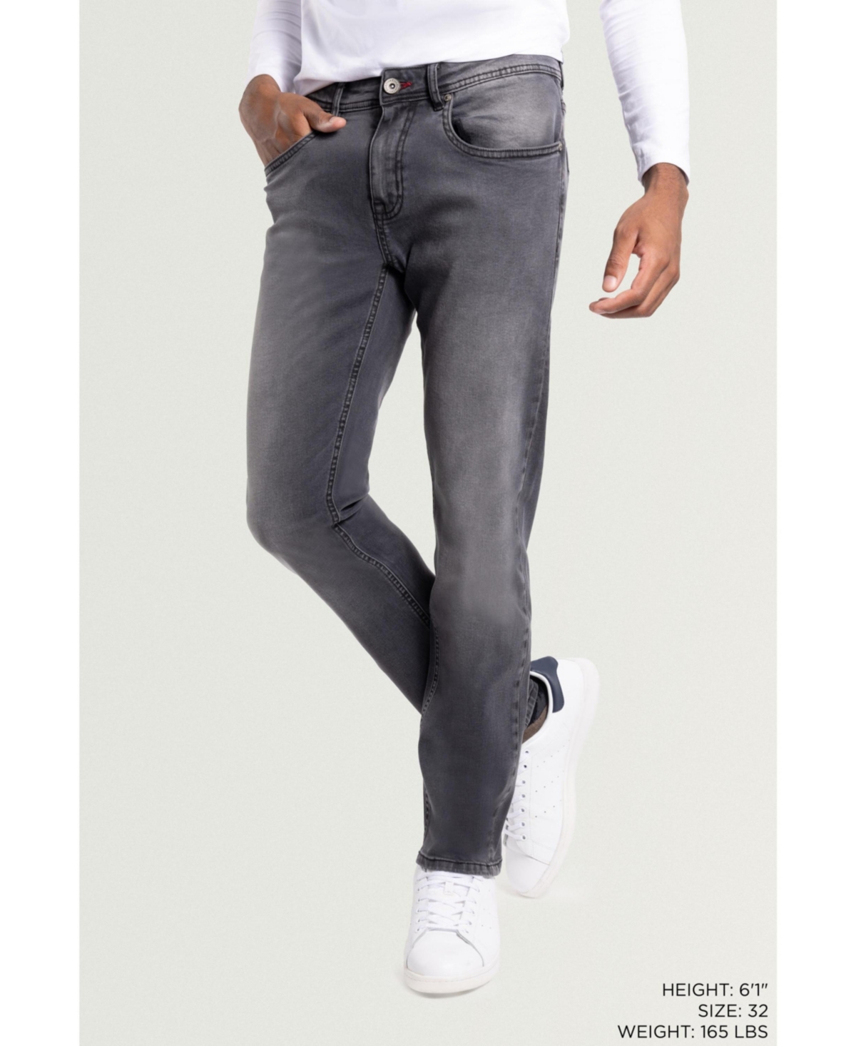 Raw X Men's Slim Fit Rip And Repair Jeans Neon Trims