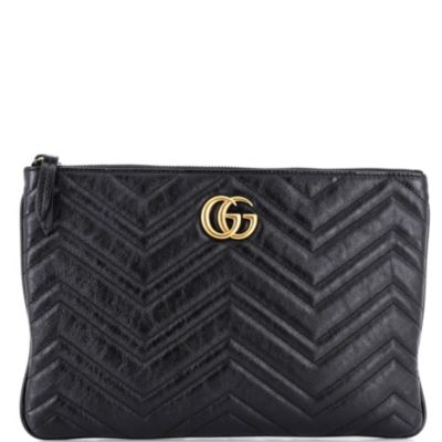 GG Marmont Clutch Matelasse Leather