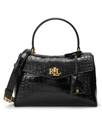 Farrah Embossed Small Soft Satchel Handbag