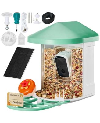 Smart Bird Feeder with 2K Camera AI Identifies 10000 Bird Species