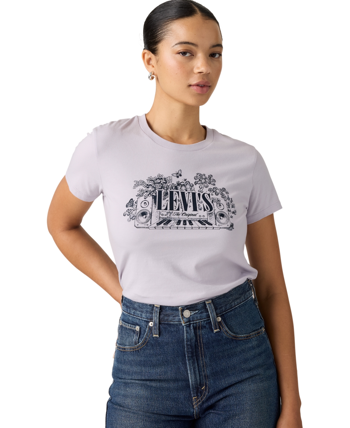 Levi's Women's Perfect Graphic Logo Cotton T-shirt