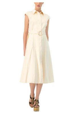 Women's Midi Wide Shirt Dress