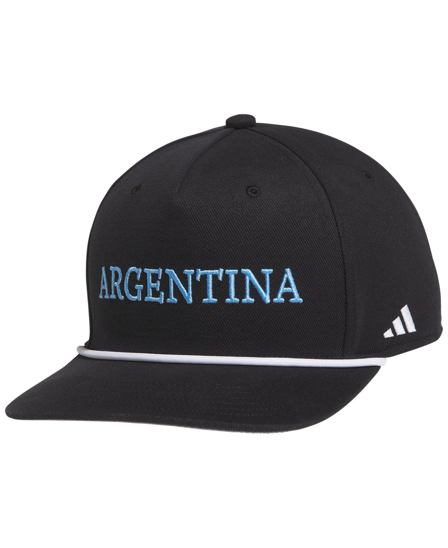 Мужская кепка adidas Argentina Five-Panel, цвет: Чёрный / Синий — фото 2