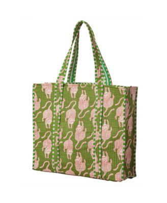 Quilted Feline Tote