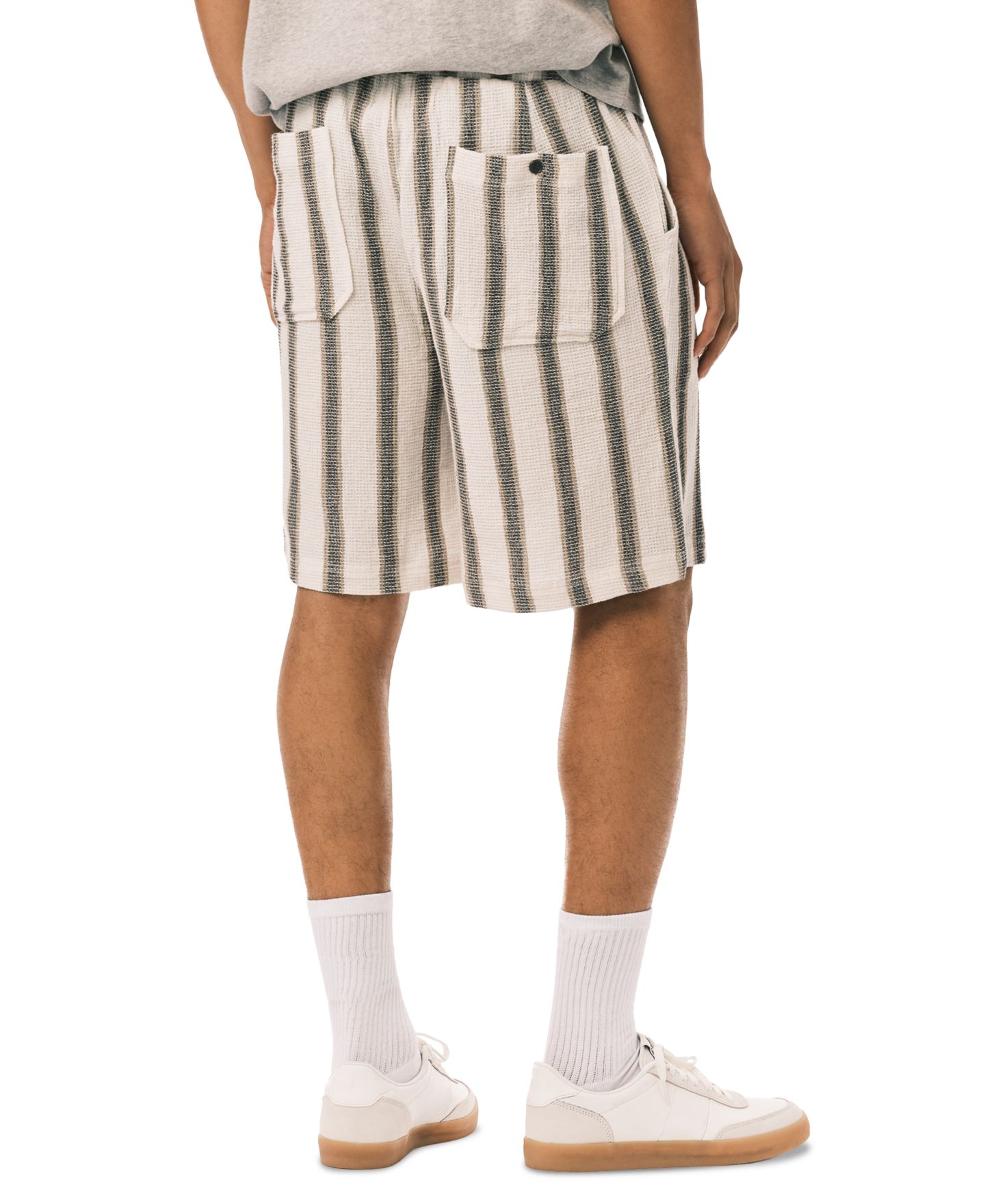 Мужские шорты Buffalo David Bitton Vertical Stripe Pattern, цвет: Молочный — фото 5