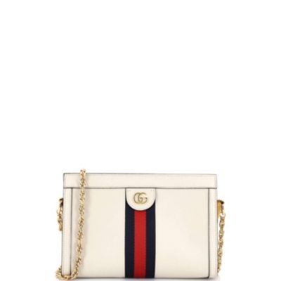 Small Ophidia Chain Shoulder Bag Leather