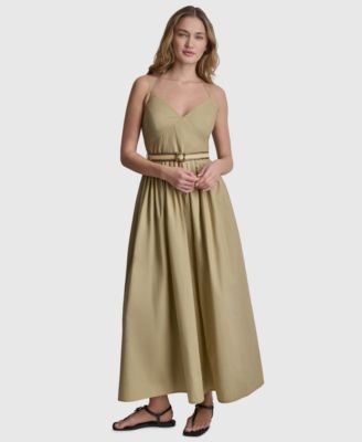 macys beige dresses Clarissa Corset Dress, in Champagne Luxe Satin, Size: XL | Show Me Your Mumu main image 1