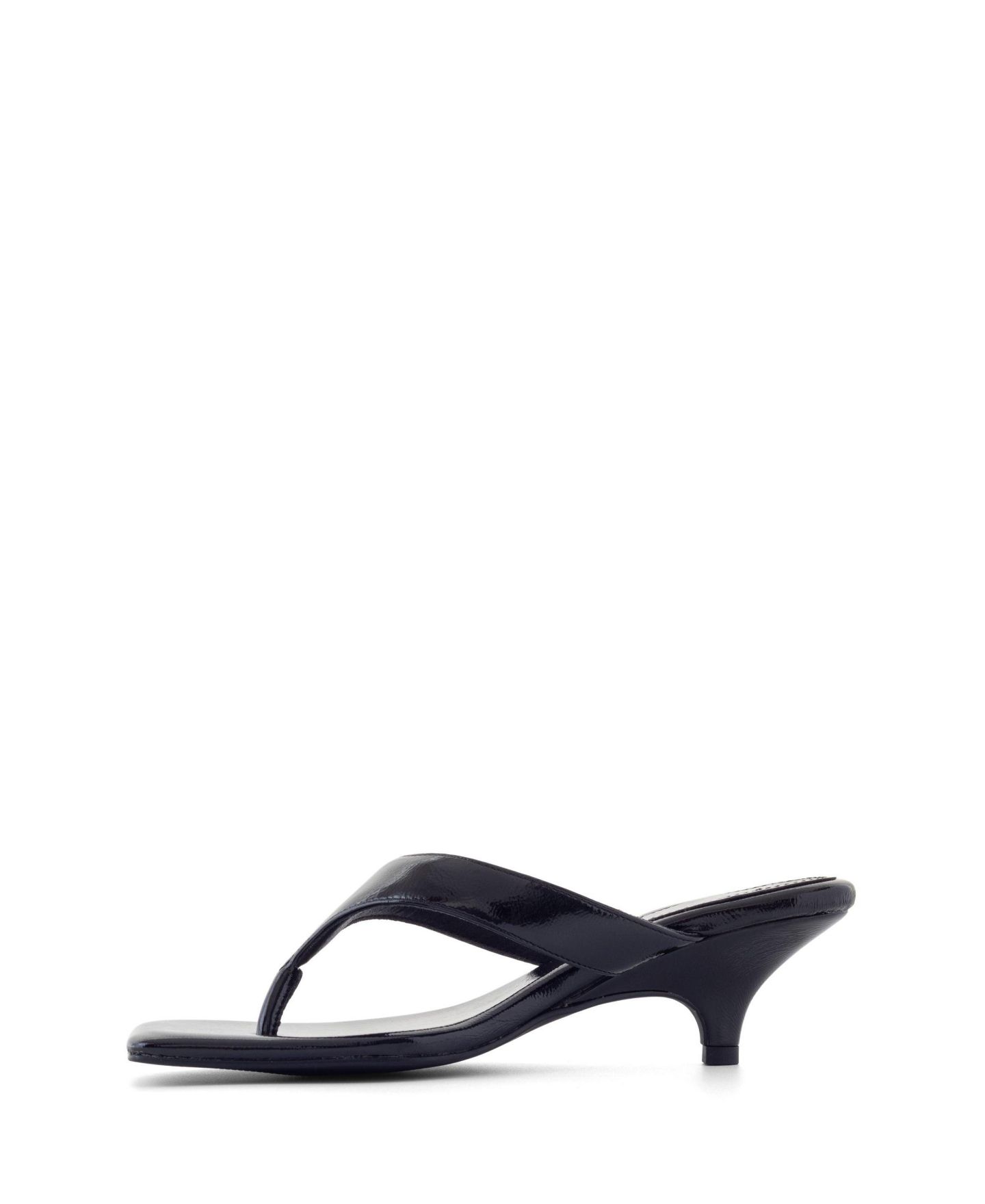 Женские туфли Therapy Australia North Square Toe Thong Heel, цвет: Сливочный лаковый — фото 5