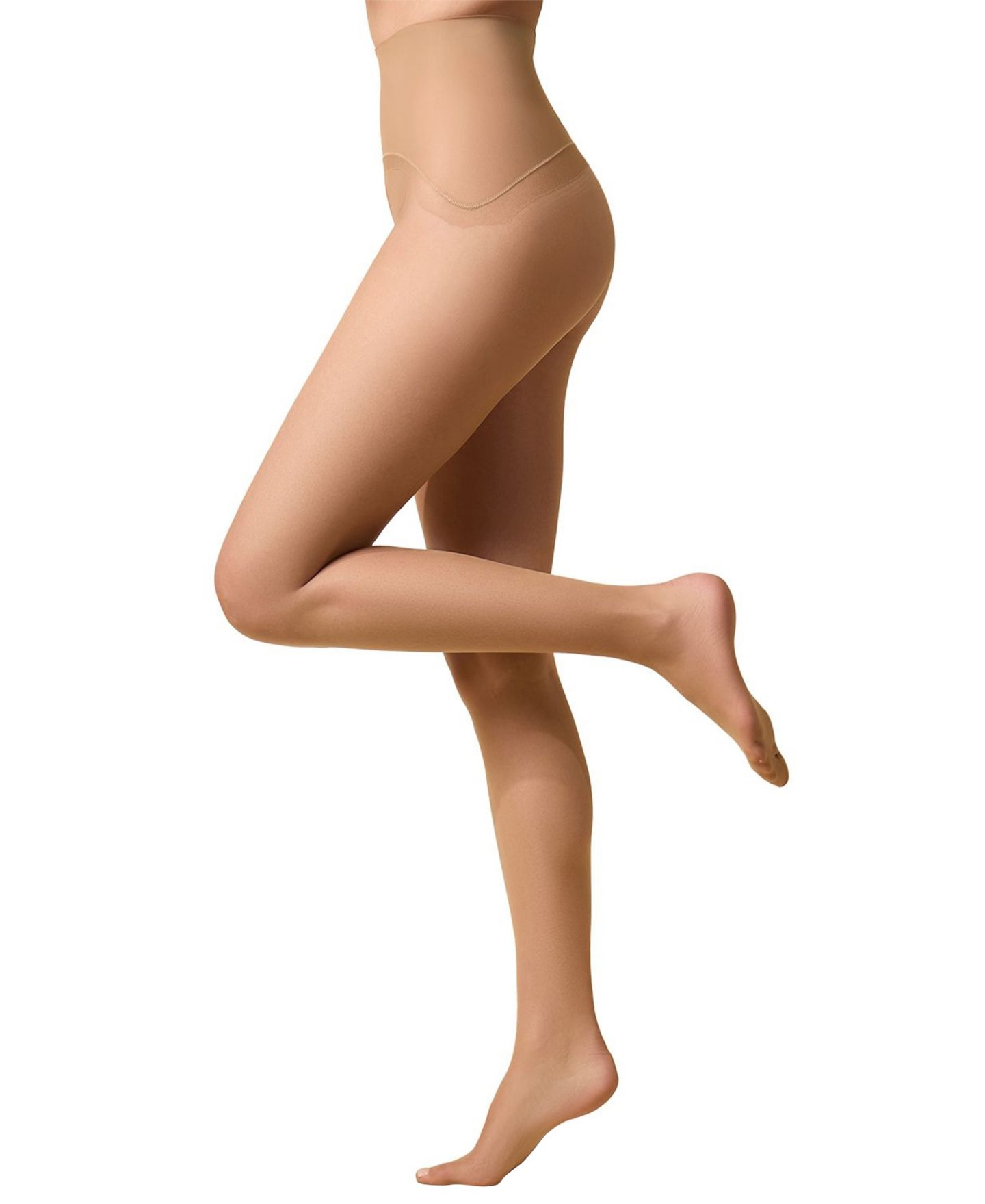Женские колготки MeMoi Nudes Ultra-Bare Seamless Top Pantyhose, цвет: Телесный — фото 1