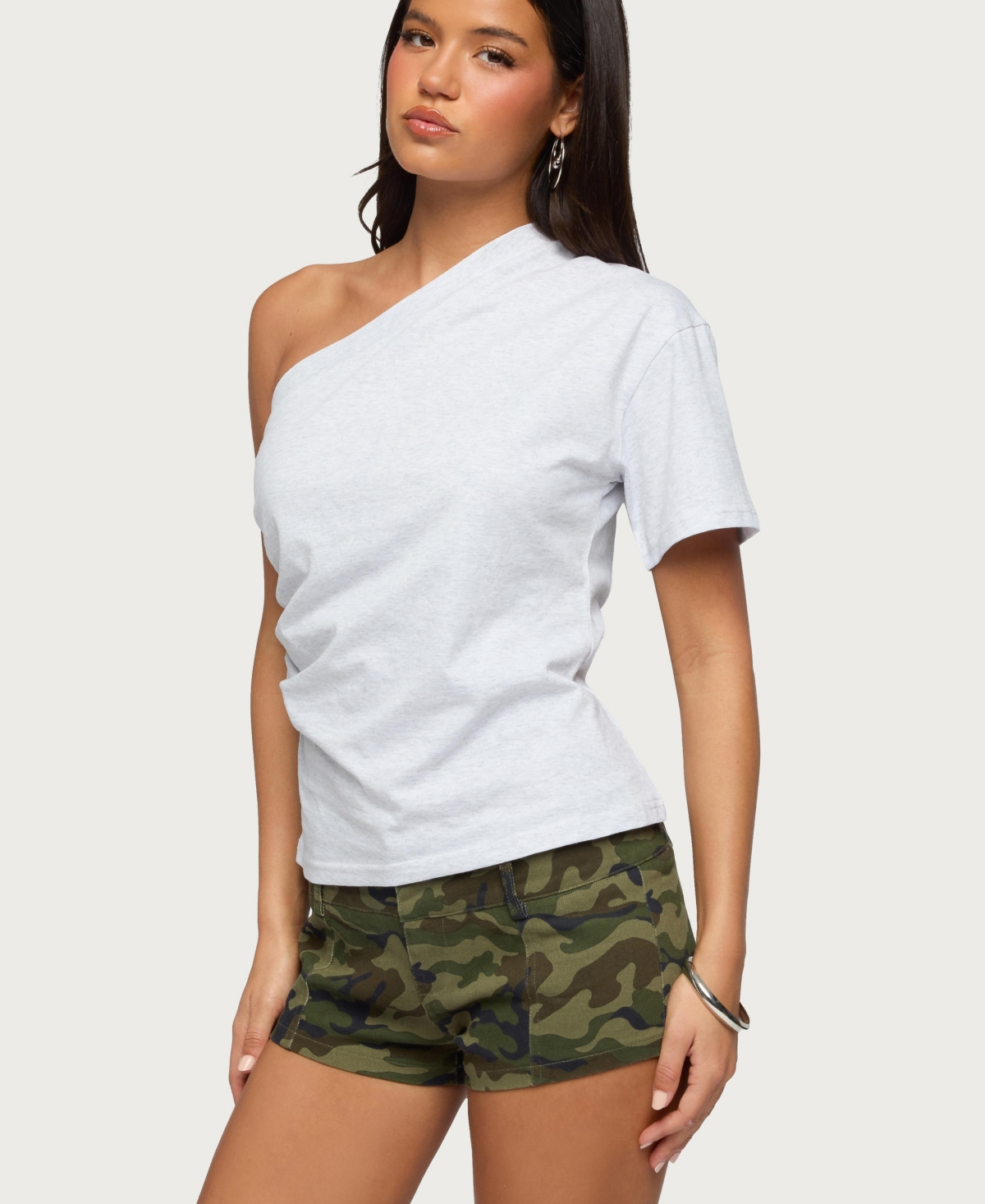 Edikted Women's Yurey Gathered One Shoulder Top
