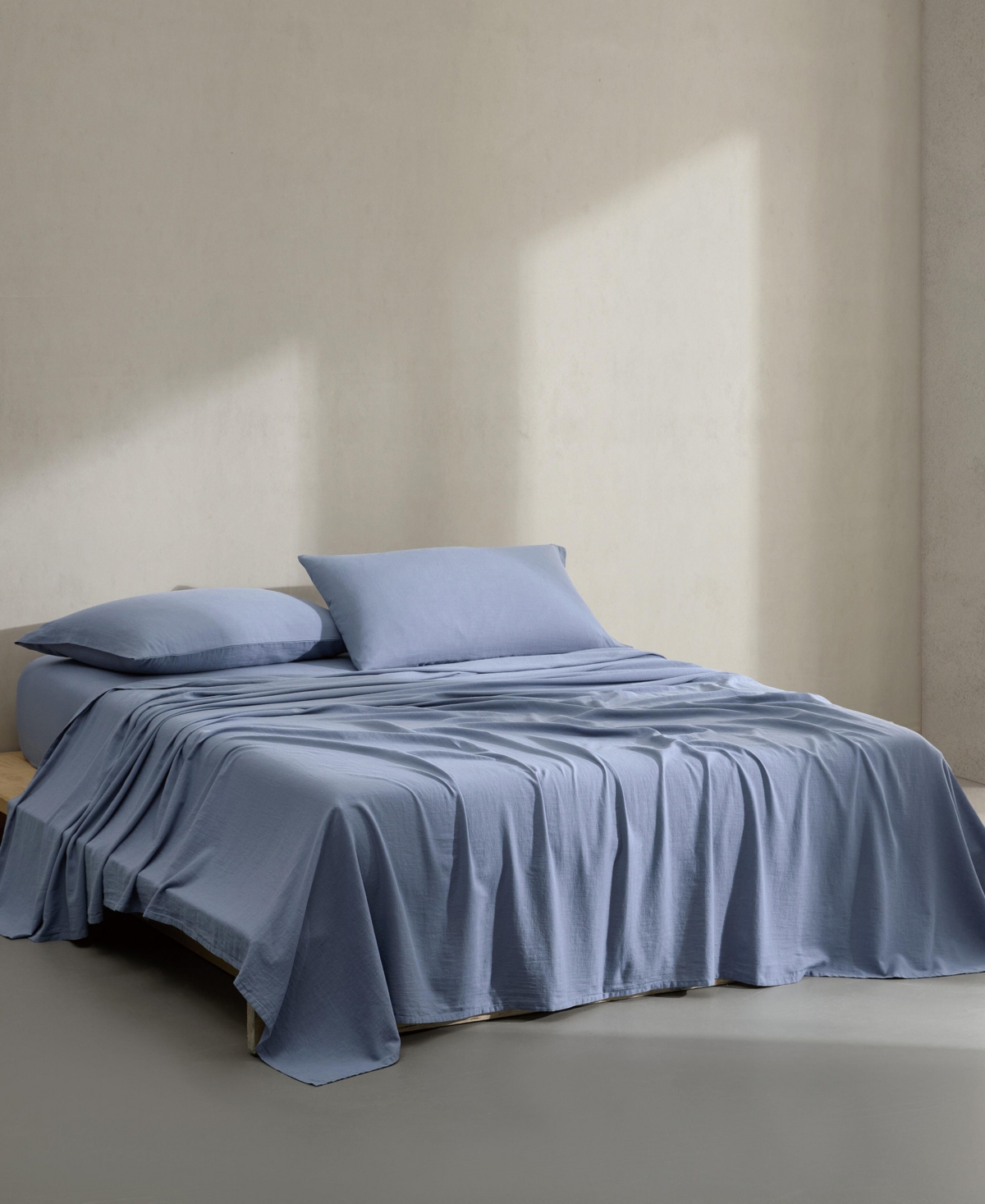 Calvin Klein Soho Solid Washed Cotton 4-Pc. Sheet Set