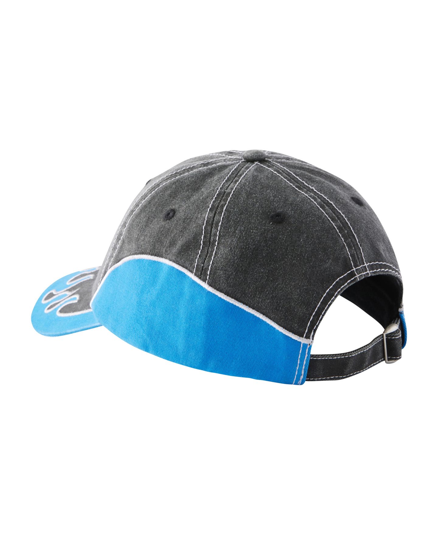 Мужская кепка COTTON ON Snapback Hat, цвет: Чёрный / Синий — фото 4