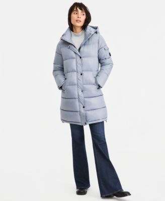 Women's Hooded Puffer Coat, Created for Macy's