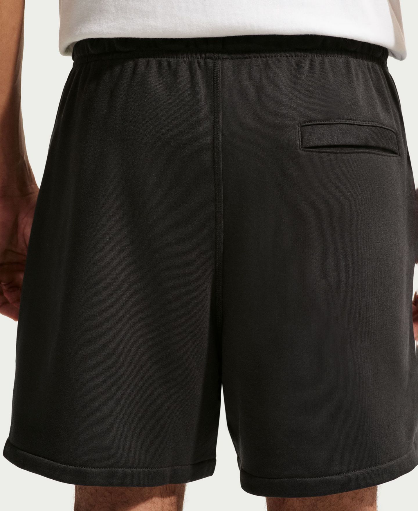 Мужские шорты Nike Club French Terry Flow Pull-On, цвет: Чёрный — фото 5