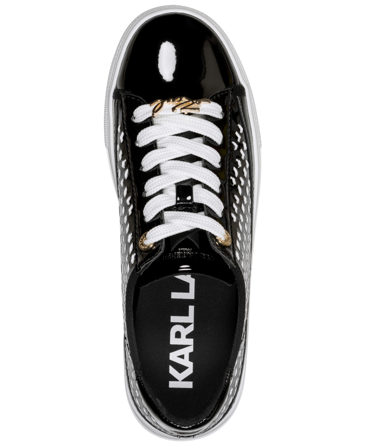 Karl Lagerfeld Paris Women's Caswell Lace-Up Platform Sneakers