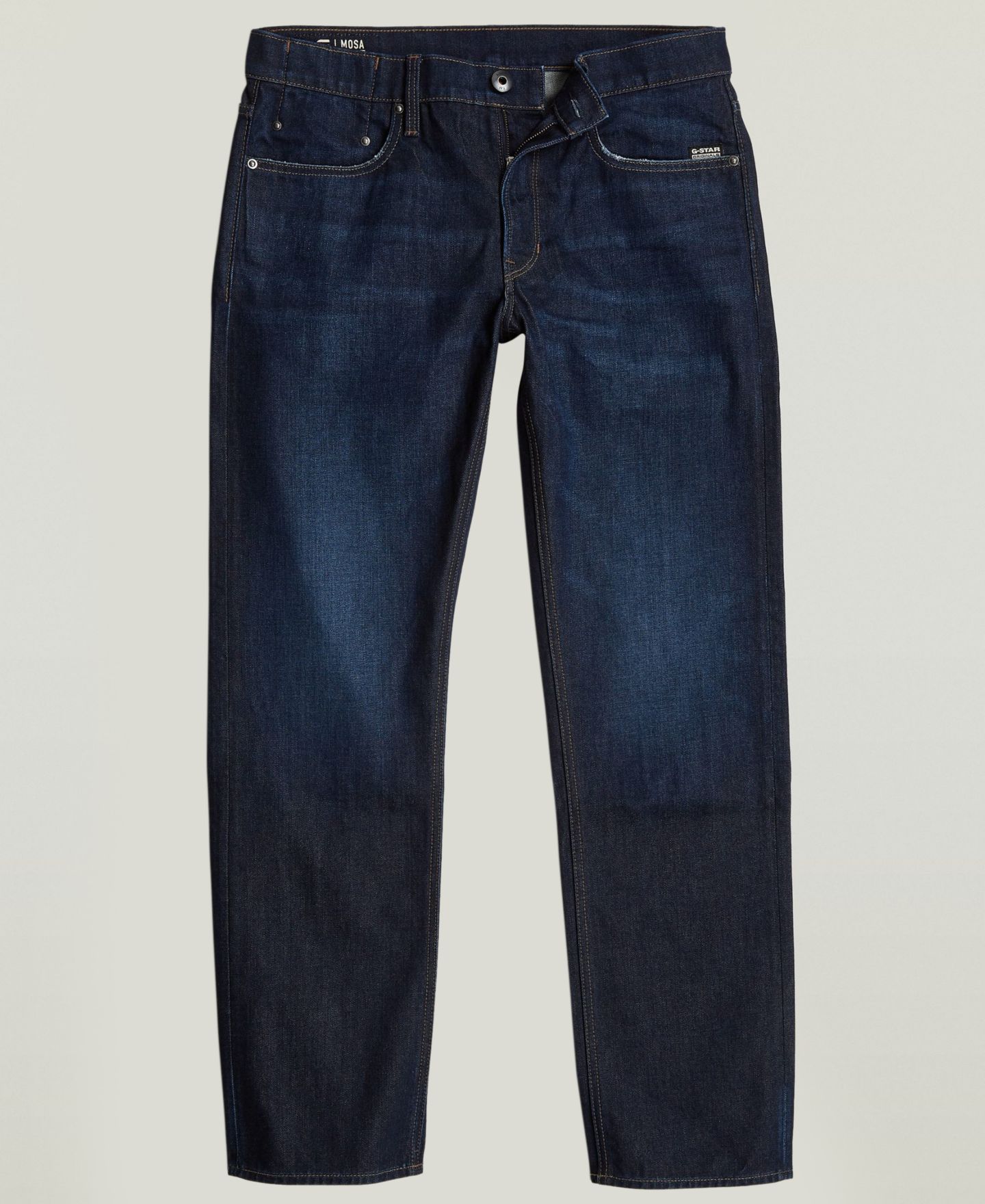 Мужские джинсы G-Star Raw Mosa Sitting Mid-Waist Straight-Leg, цвет: Worn In Hourglass — фото 6